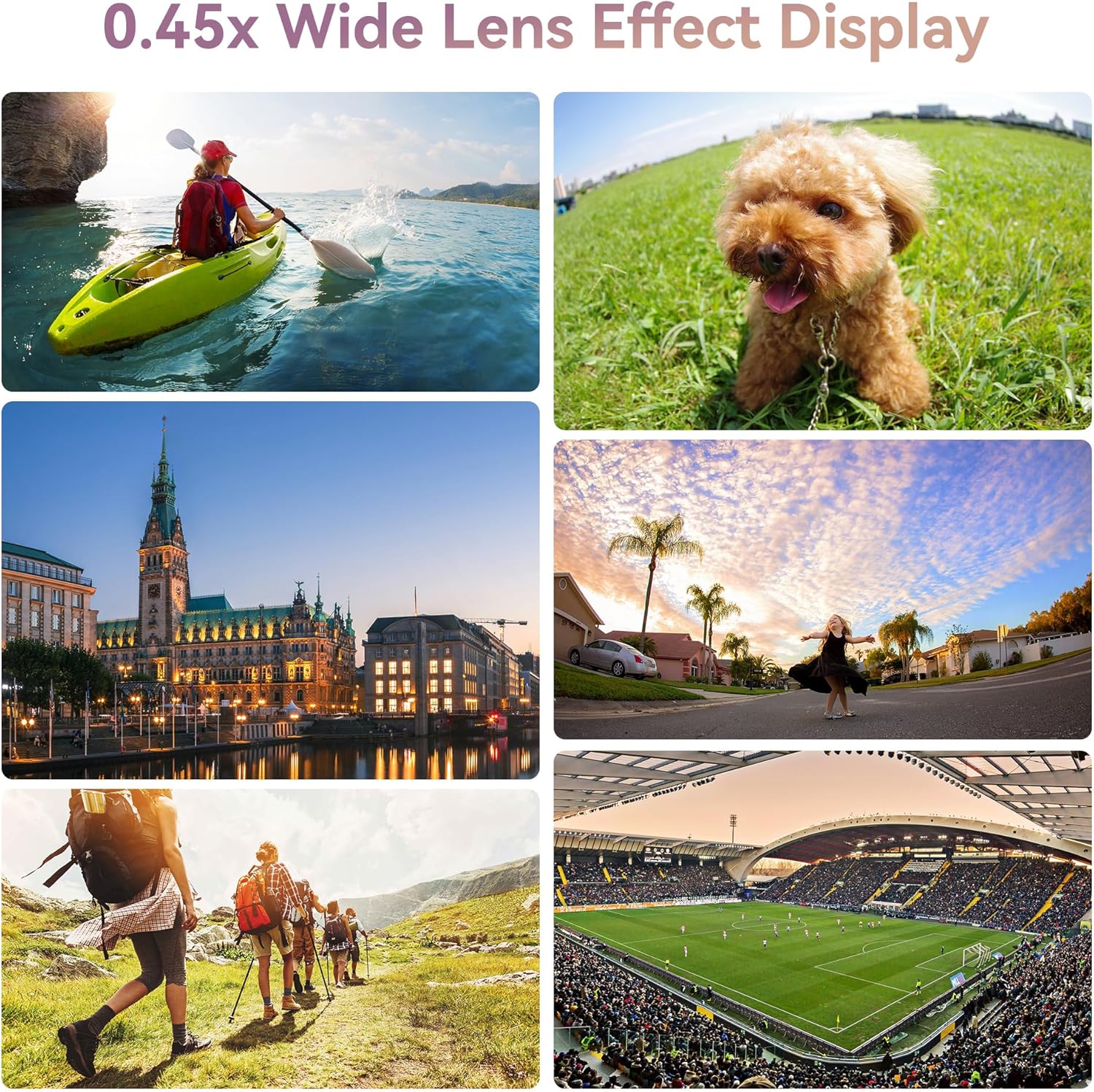 2 in 1 Phone Camera Lens Kit for iPhone and Android, 12.5X Macro Lens and 0.45X Wide Angle Lens Phone Lens Attachment with Travel Bag - Image 2